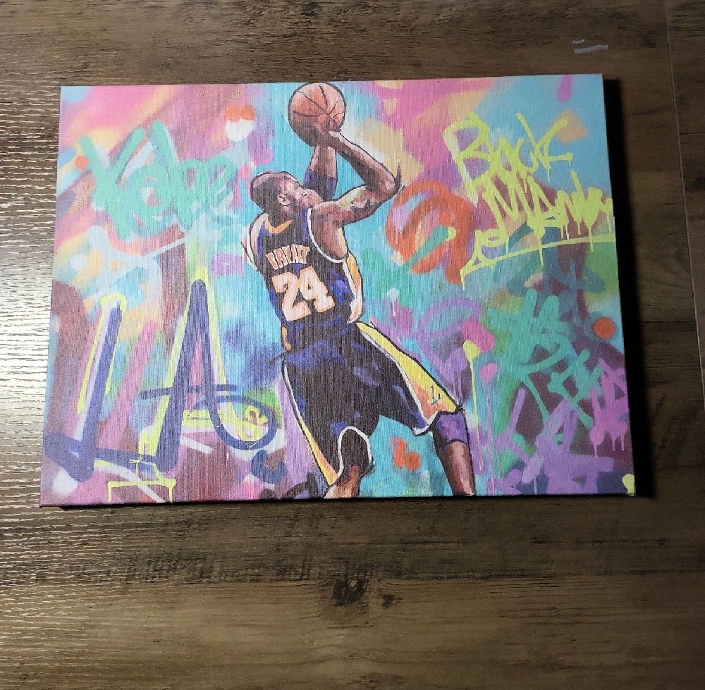 Kobe Bryant Canvas Art